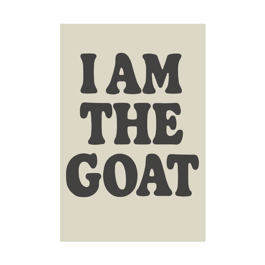 I AM THE GOAT - Warm Linen